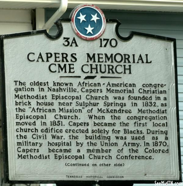 Capers Memorial CME Church pt.1