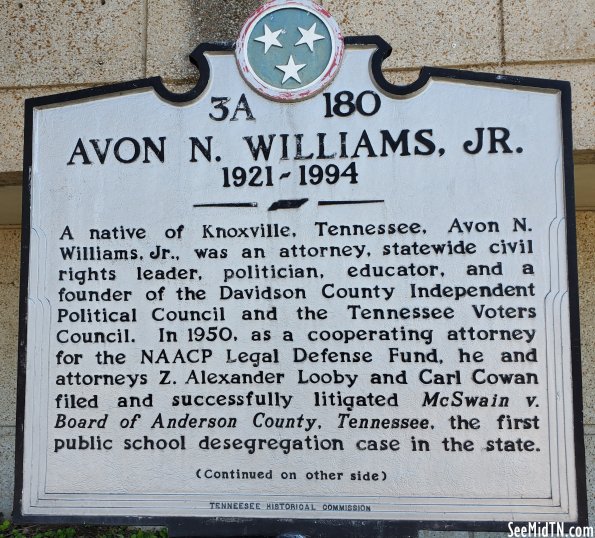 Avon N. Williams, Jr. (1921-1994) (side A)