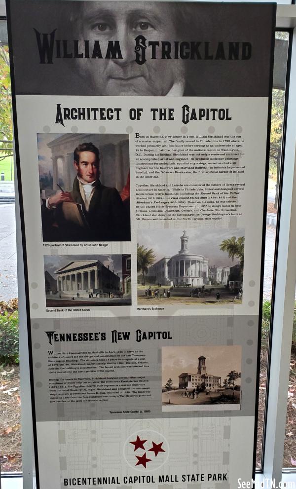 Bicentennial Mall: William Strickland - Architect of the Capitol