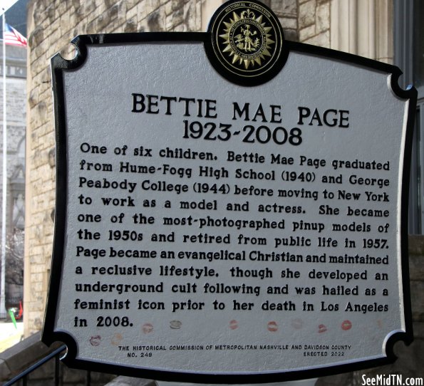 Bettie Mae Page 1923-2008