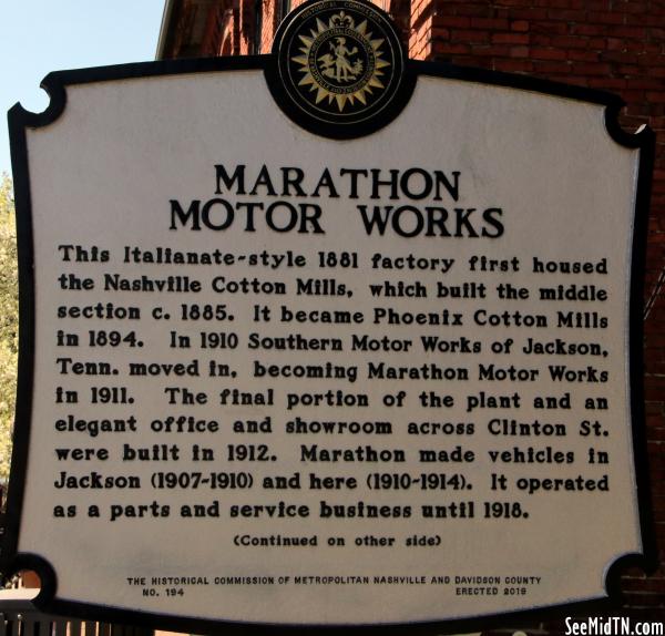 Marathon Motor Works (side 1)