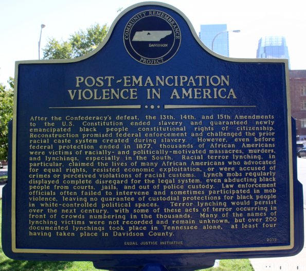 Post-Emancipation Violence in America