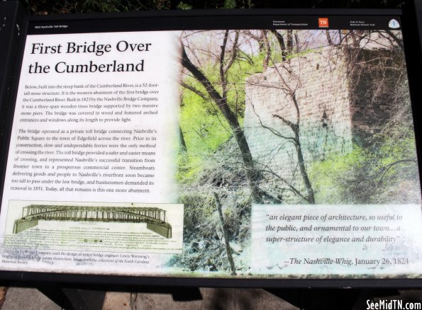 First Bridge Over the Cumberland