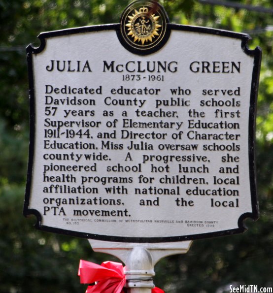 Julia McClung Green 1873-1961