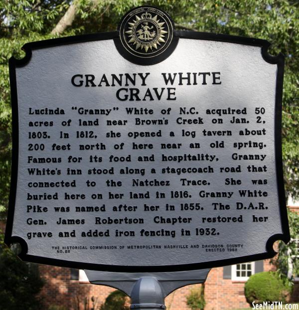 Granny White Grave