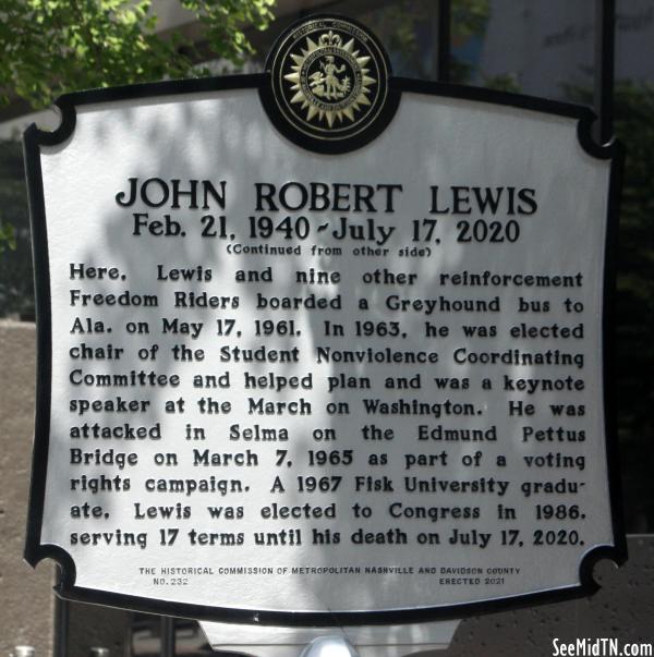 John Robert Lewis 1940-2020 (Side B)