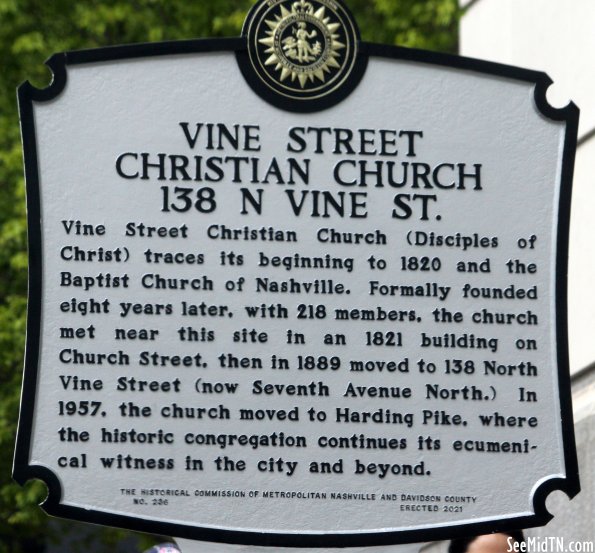 Vine Street Christian Church - 138 N Vine St (Side A)