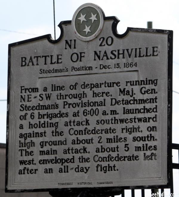 Battle of Nashville - Steedman's Position - Dec. 15, 1864