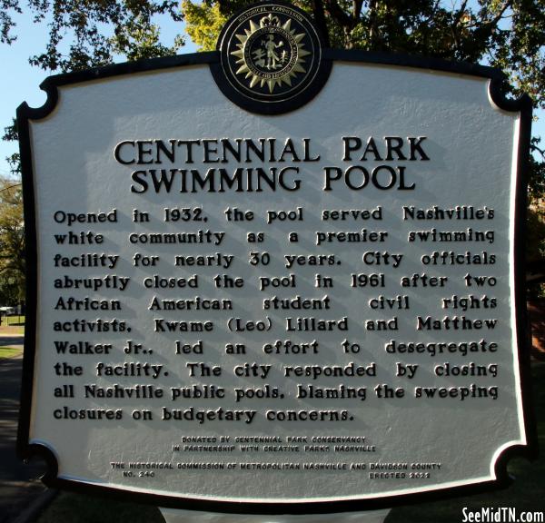 Centennial Park Swimming Pool (Side 1)