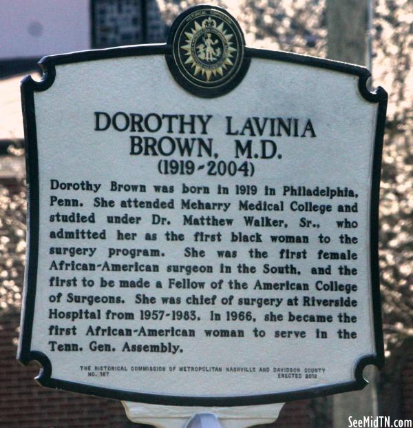 Dorothy Lavinia Brown, M.D. 1919-2004