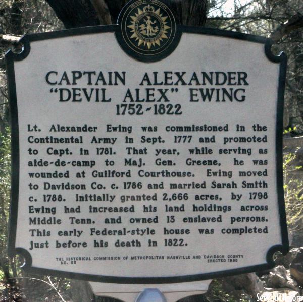 Captain Alexander "Devil Alex" Ewing 1752-1822