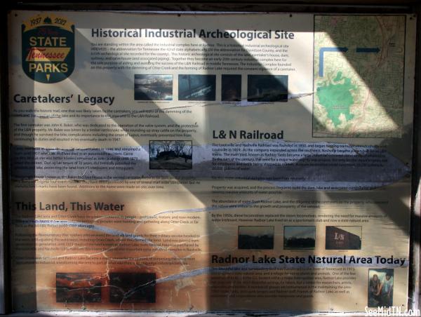 Radnor Lake: Historical Industrial Archaeological Site
