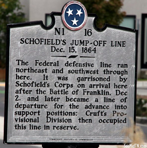 Schofield's Jump-Off Line | Dec. 15, 1864