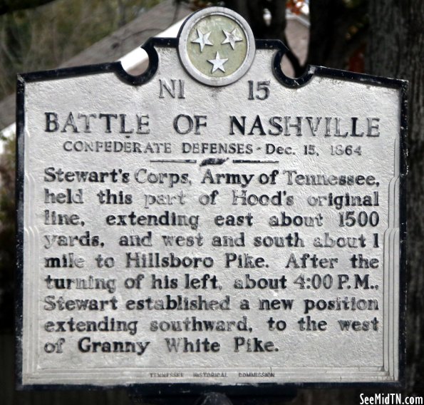 Battle of Nashville | Confederate Defenses - Dec. 15, 1864