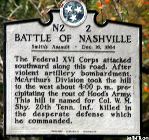 Battle of Nashville | Smith's Assault - Dec. 16, 1864