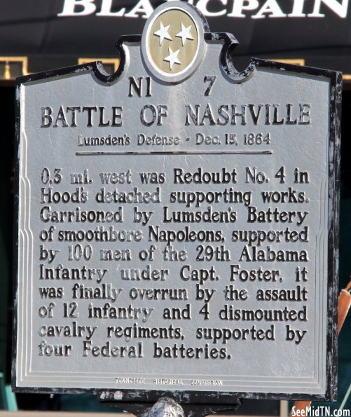 Battle of Nashville | Lumsden's Defense - Dec. 15, 1864