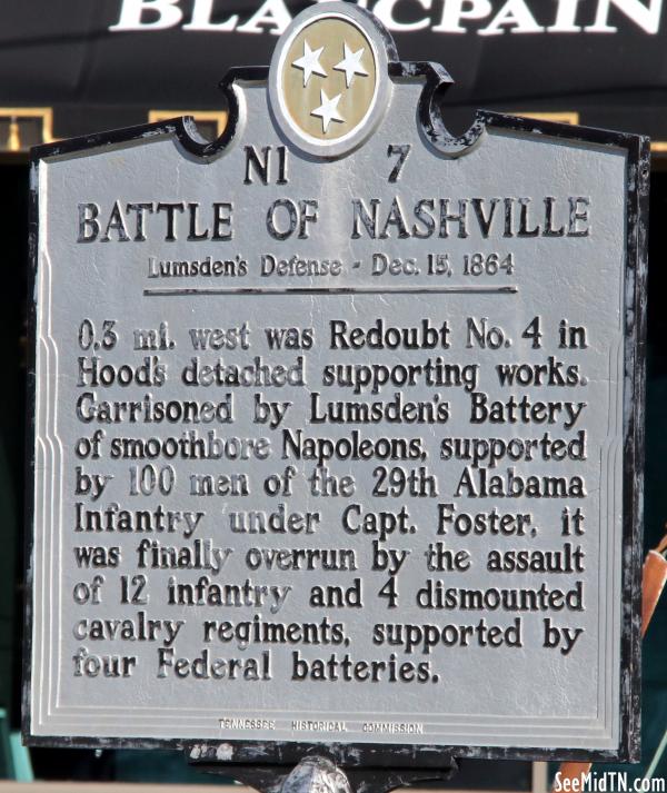 Battle of Nashville | Lumsden's Defense - Dec. 15, 1864