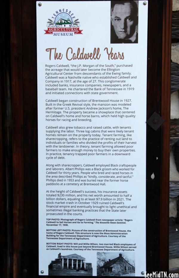 TN AG Museum: The Caldwell Years