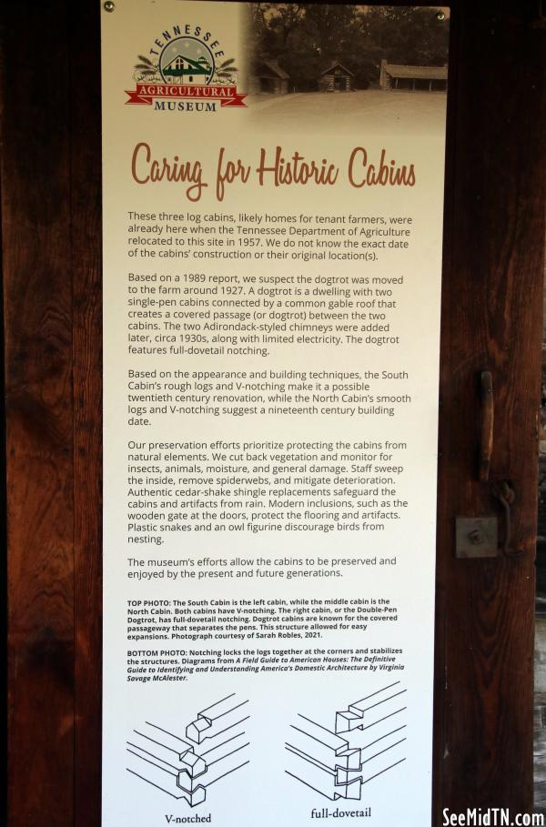 TN AG Museum: Caring for Historic Cabins