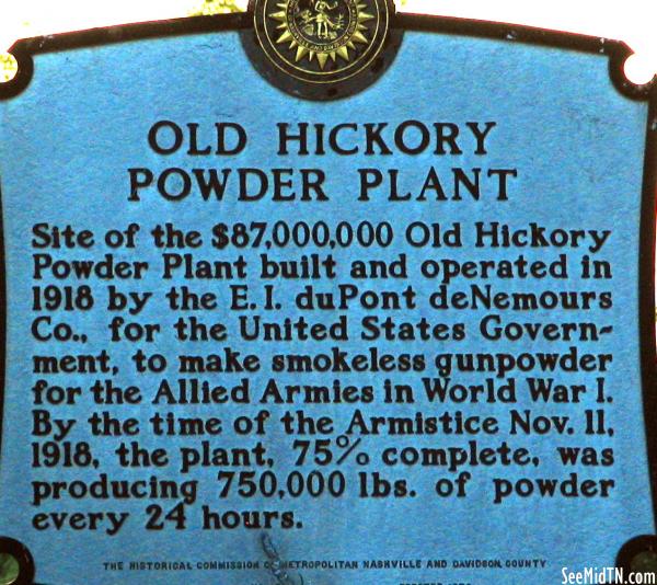 Old Hickory Powder Plant