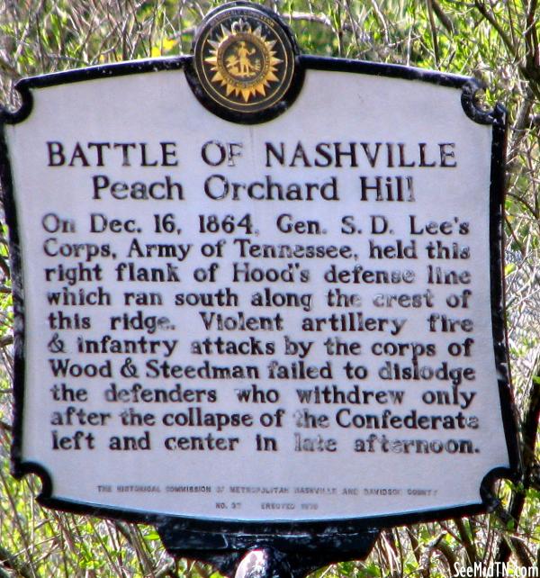 Battle of Nashville - Peach Orchard Hill