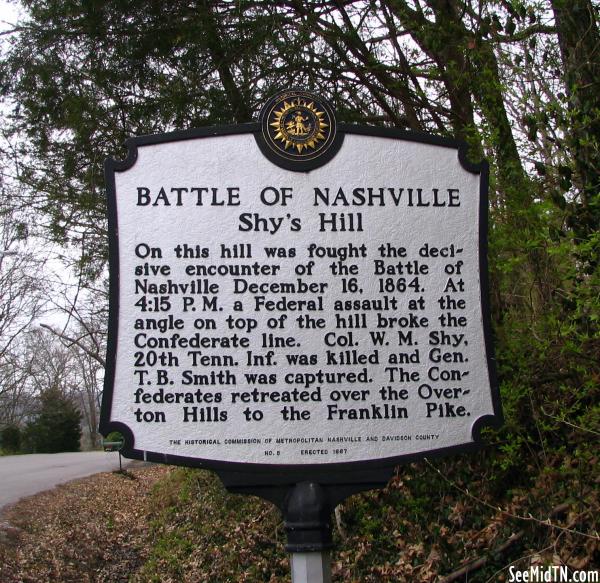 Battle of Nashville - Shy's Hill