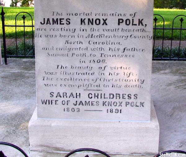 James K. Polk Gravesite