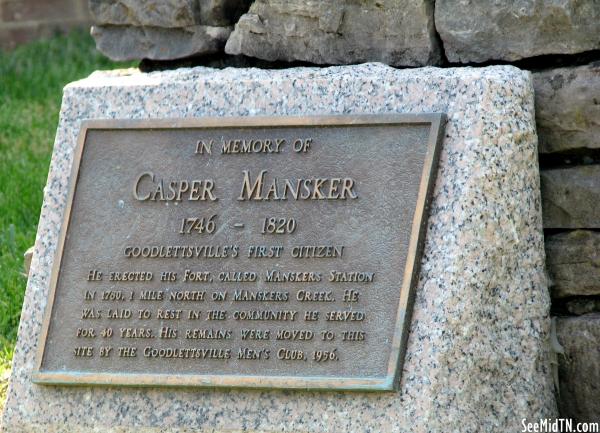 Casper Mansker's Burial Site