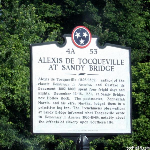 Carroll: Alexis De Tocqueville at Sandy Bridge