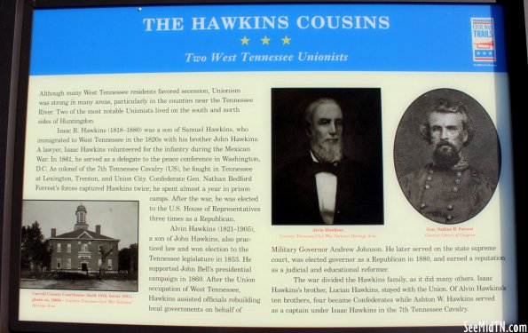 Carroll: The Hawkins Cousins, Two West Tennessee Unionists Carroll: The Hawkins Cousins, Two West Tennessee Unionists