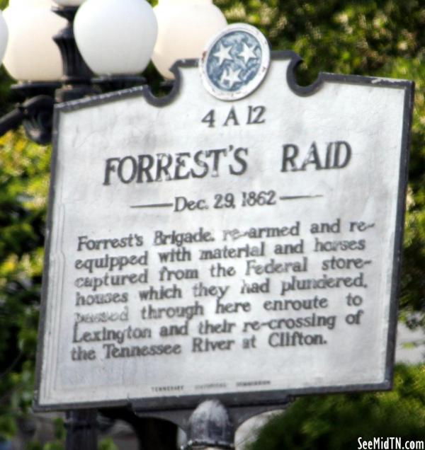 Carroll: Forrest's Raid, Dec. 29, 1862