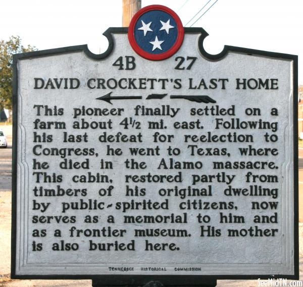 Gibson: David Crockett's Last Home