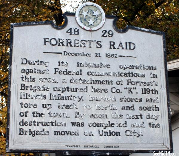 Gibson: Forrest's Raid, December 21, 1862 