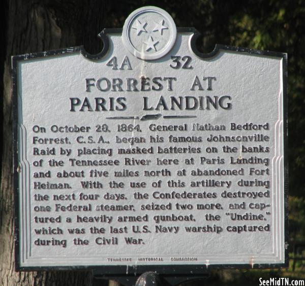 Henry: Forrest at Paris Landing