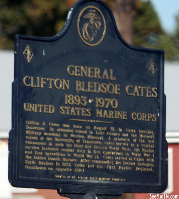 Lake: General Clifton Bledsoe Cates USMC