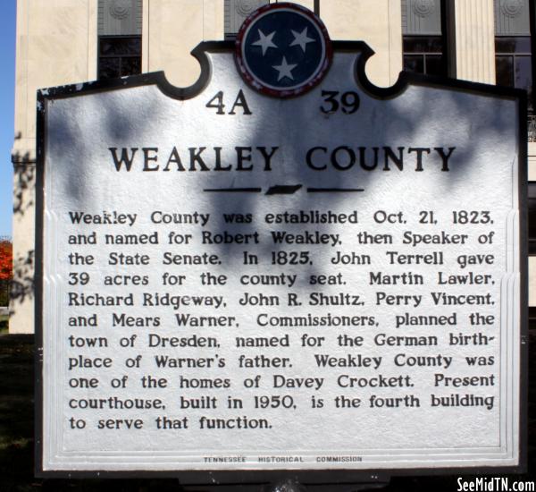Weakley: County