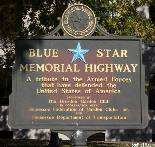 Weakley: Blue Star Memorial Highway