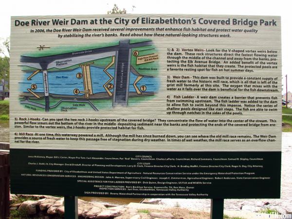 Carter: Doe River Weir Dam