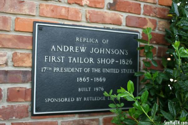 Grainger: Replica of Johnson's First Tailor Shop