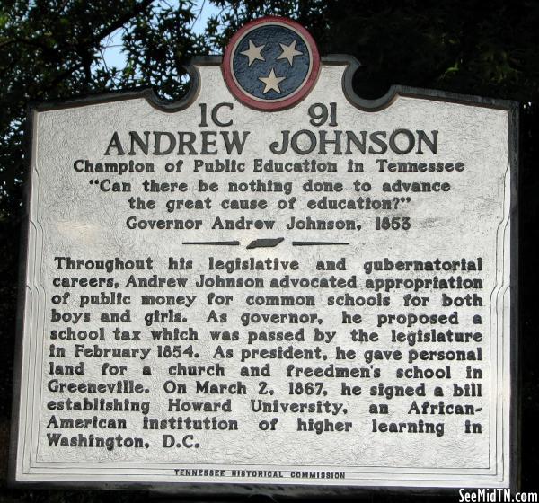 Greene: Andrew Johnson, Champion of Public Education in Tennessee