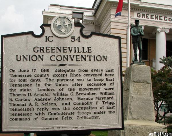 Greene: Greeneville Union Convention