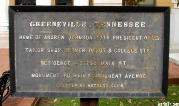 Greene: Greeneville, Tennessee