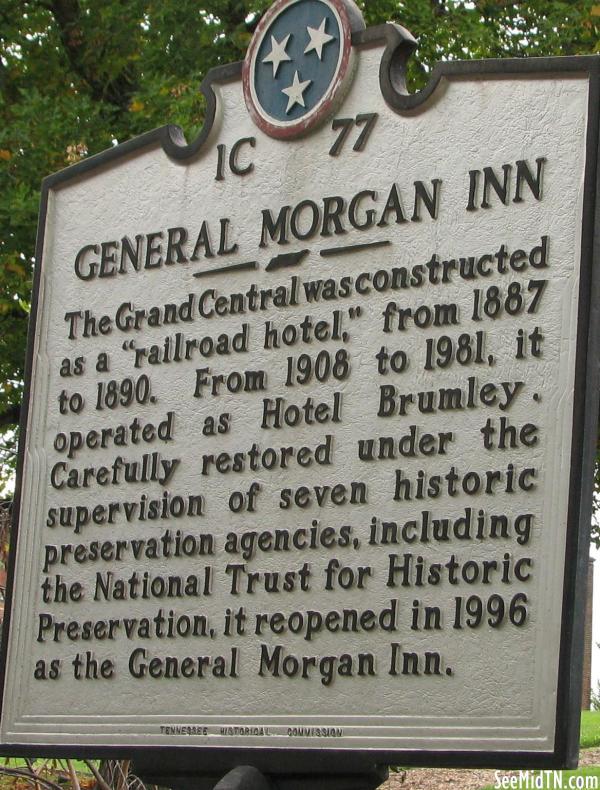 Greene: General Morgan Inn