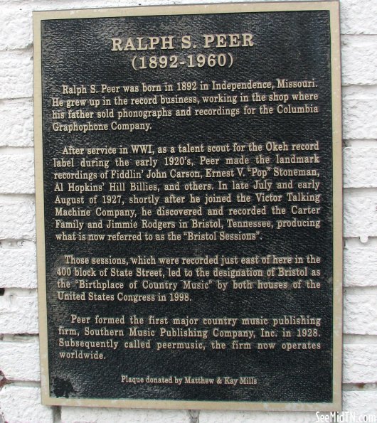 Sullivan: Ralph S. Peer