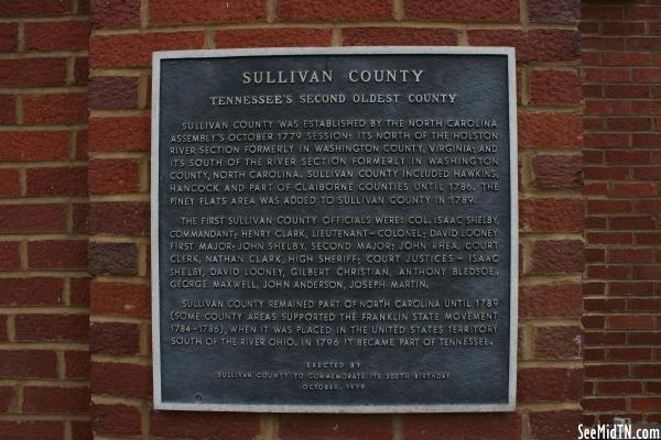Sullivan: Tennessee's Second Oldest County