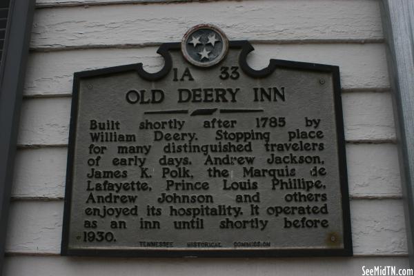 Sullivan: old Deery Inn