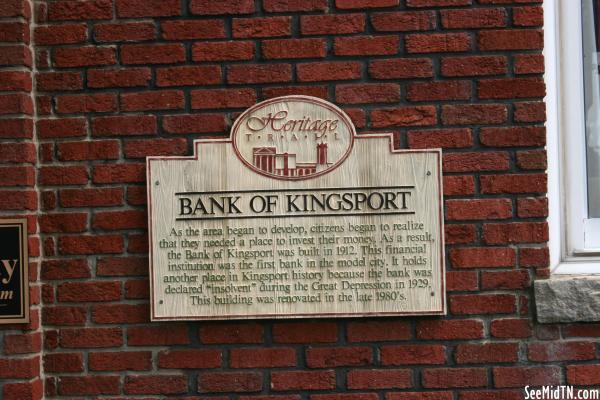 Sullivan: Bank of Kingsport