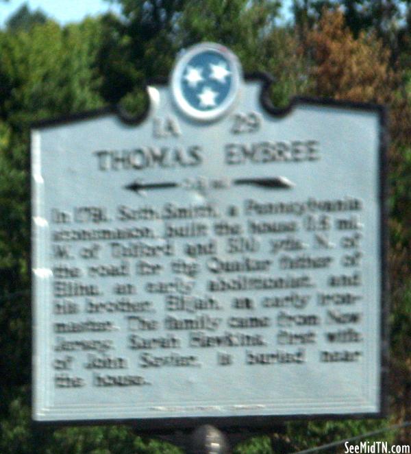 Washington: Thomas Embree