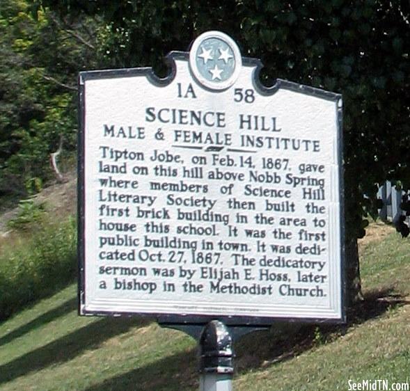 Washington: Science Hill Male &amp; Female Institute