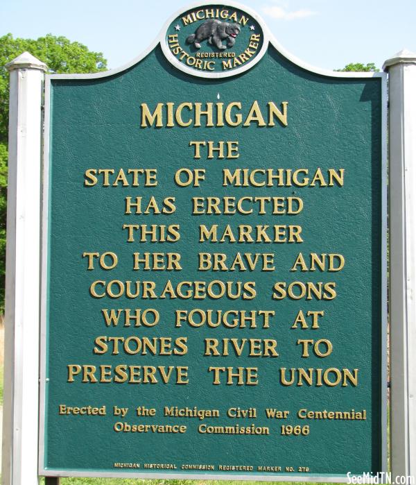 Stones River: Michigan (front)